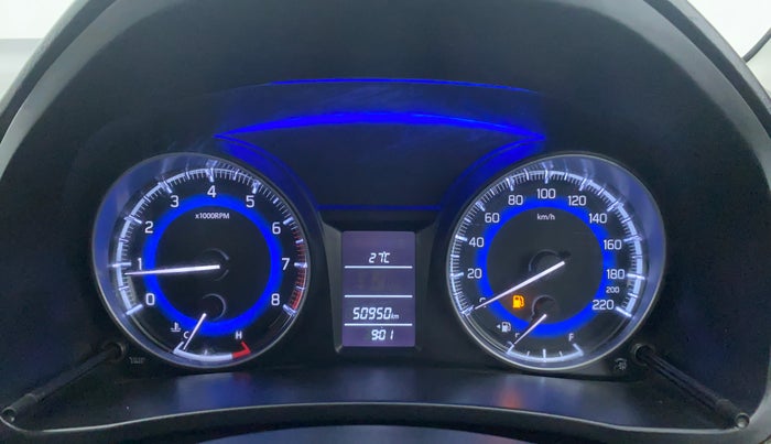 2018 Maruti Baleno DELTA 1.2 K12, Petrol, Manual, 51,068 km, Odometer View
