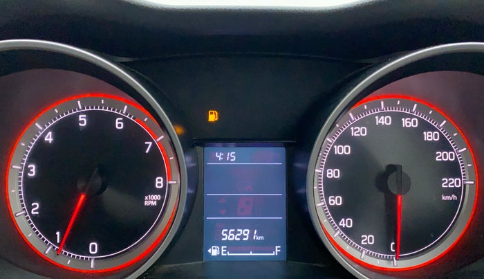 2018 Maruti Swift VXI, Petrol, Manual, 56,291 km, Odometer Image