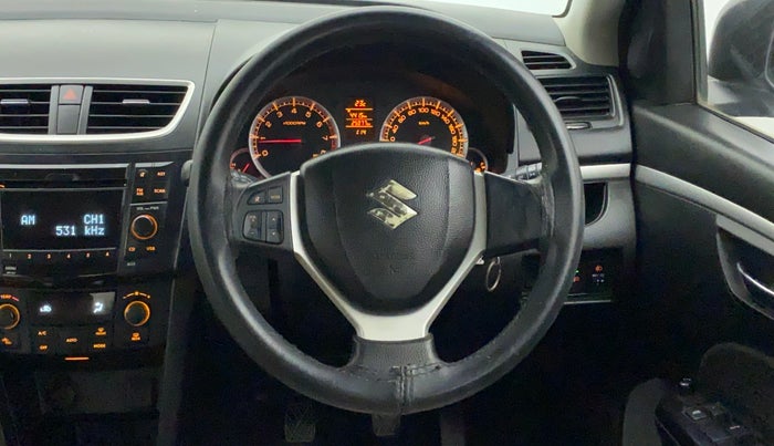 2012 Maruti Swift ZXI, Petrol, Manual, 25,077 km, Steering Wheel Close Up
