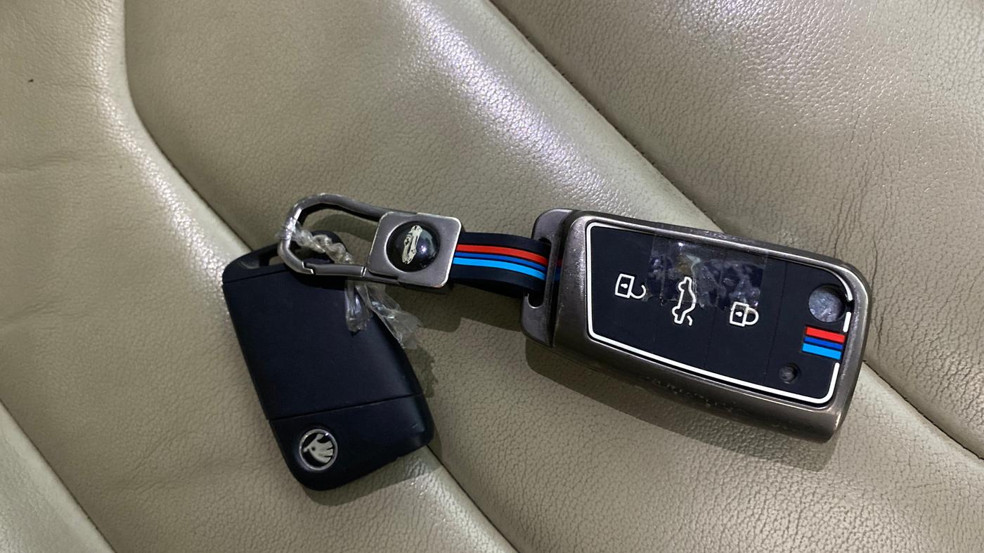 2018 Skoda Kodiaq STYLE 2.0 TDI 4X4 AT, Diesel, Automatic, 1,14,567 km, Key Close Up