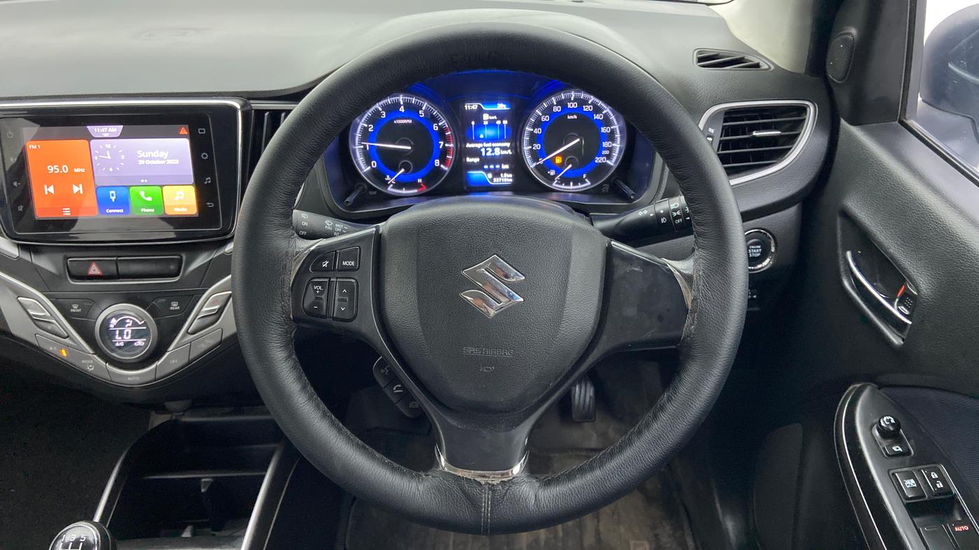 2020 Maruti Baleno ZETA PETROL 1.2, Petrol, Manual, 33,710 km, Steering Wheel Close Up