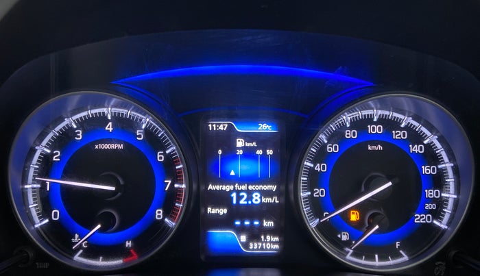 2020 Maruti Baleno ZETA PETROL 1.2, Petrol, Manual, 33,710 km, Odometer Image
