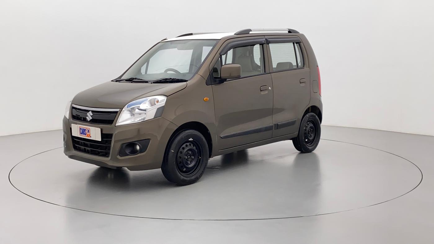 2014 Maruti Wagon R 1.0 VXI, Petrol, Manual, 73,273 km, Left Front Diagonal