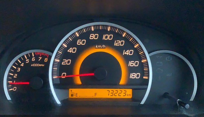 2014 Maruti Wagon R 1.0 VXI, Petrol, Manual, 73,273 km, Odometer Image