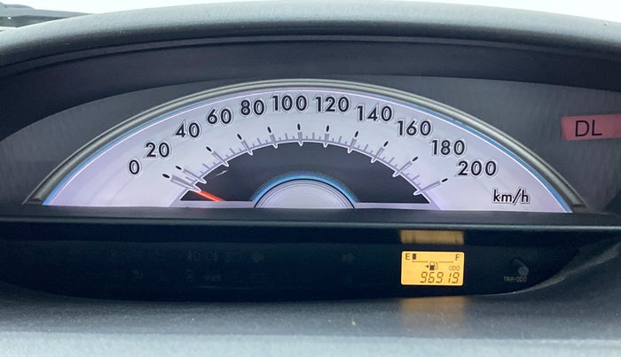 2013 Toyota Etios GD, Diesel, Manual, 96,919 km, Odometer Image