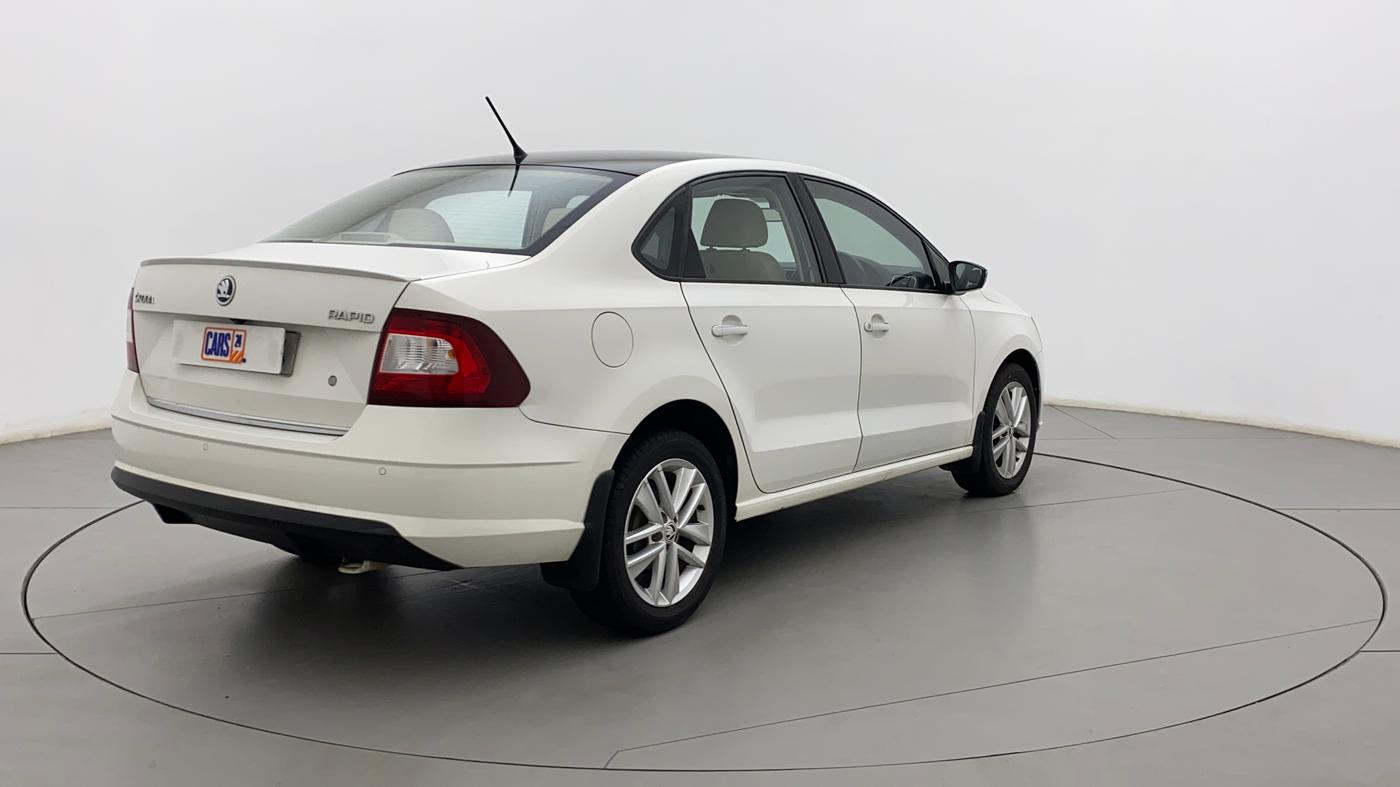 2018 Skoda Rapid STYLE 1.6 MPI, Petrol, Manual, 66,832 km, Right Back Diagonal