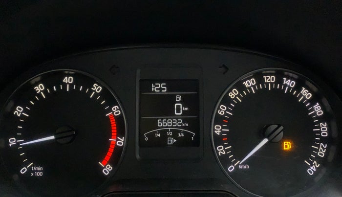 2018 Skoda Rapid STYLE 1.6 MPI, Petrol, Manual, 66,832 km, Odometer Image