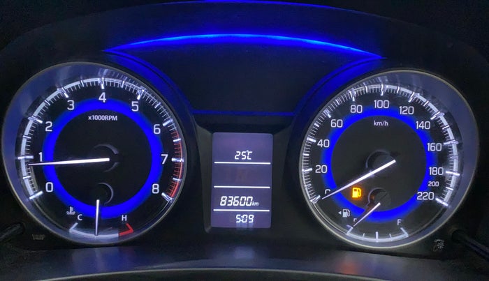 2016 Maruti Baleno DELTA PETROL 1.2, Petrol, Manual, 83,694 km, Odometer Image