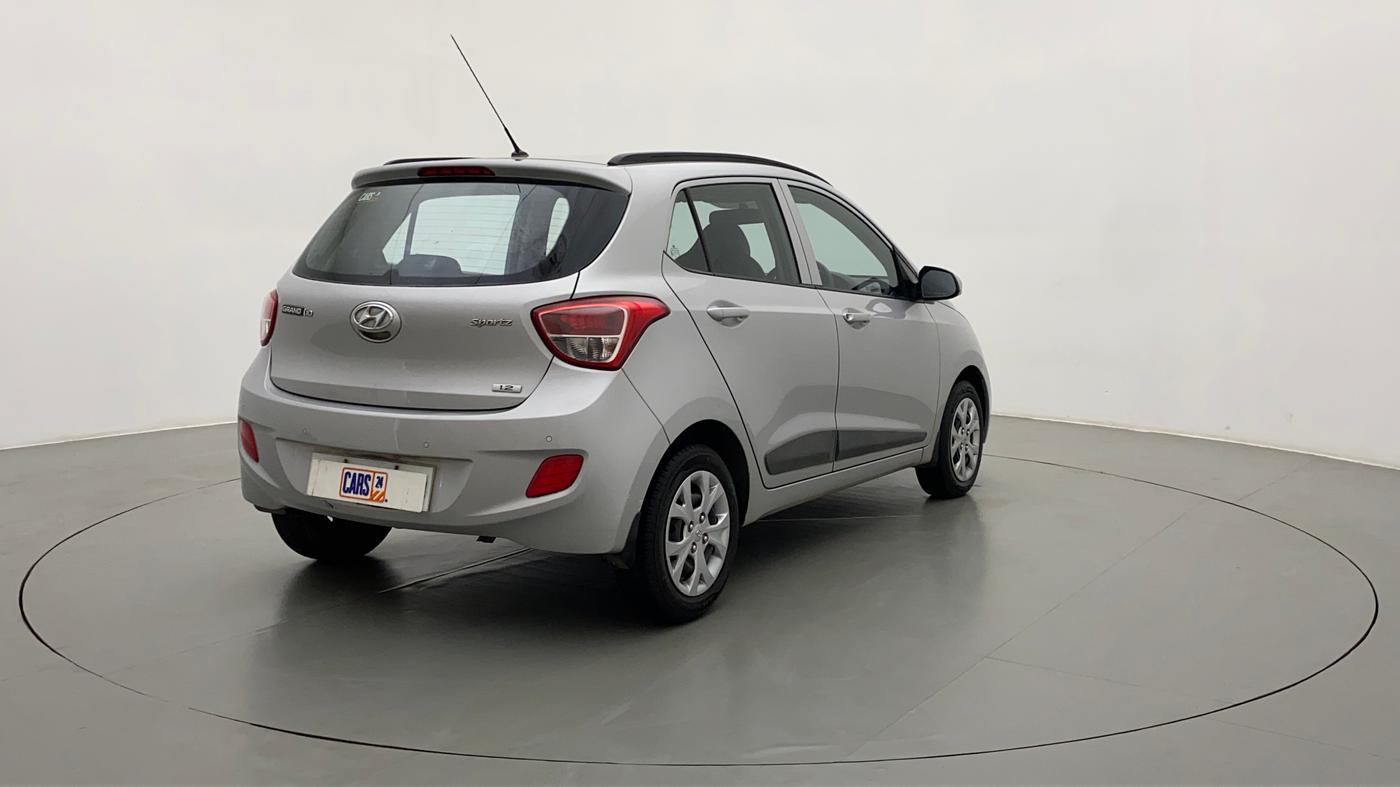 2015 Hyundai Grand i10 SPORTZ 1.2 KAPPA VTVT, Petrol, Manual, 12,530 km, Right Back Diagonal