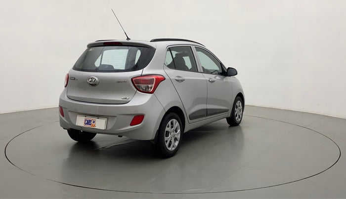 2015 Hyundai Grand i10 SPORTZ 1.2 KAPPA VTVT, Petrol, Manual, 12,530 km, Right Back Diagonal