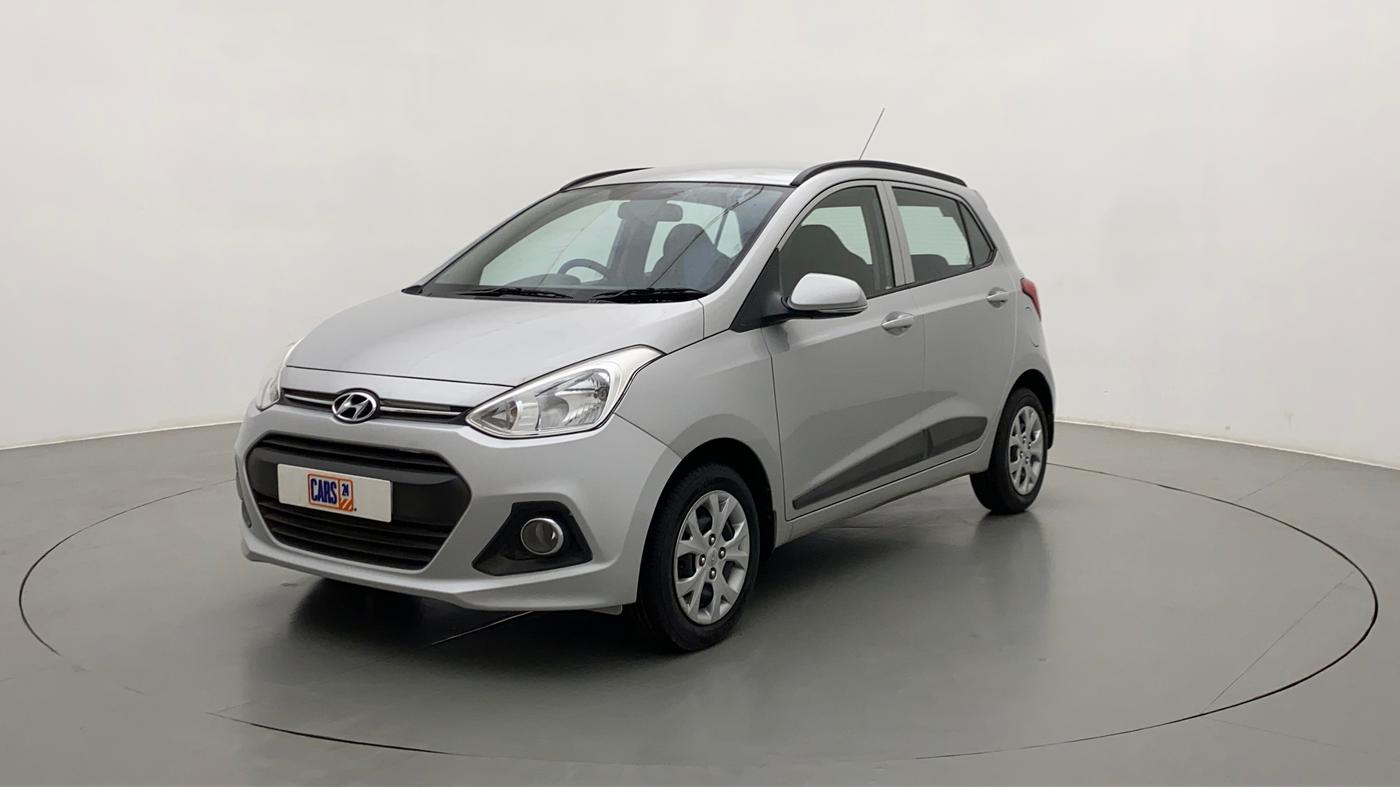 2015 Hyundai Grand i10 SPORTZ 1.2 KAPPA VTVT, Petrol, Manual, 12,530 km, Left Front Diagonal