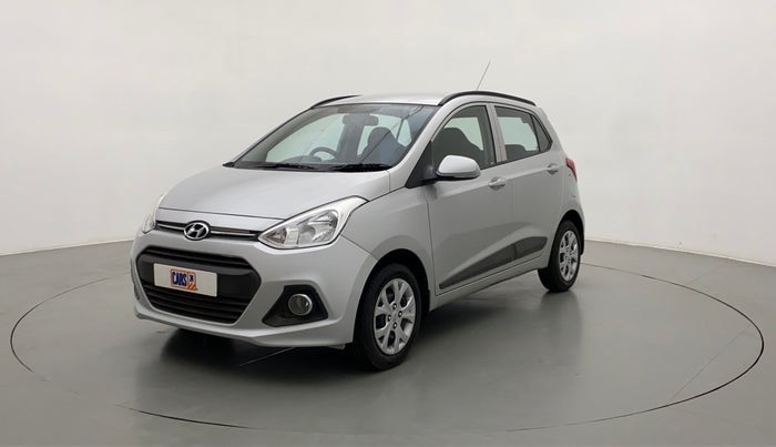 2015 Hyundai Grand i10 SPORTZ 1.2 KAPPA VTVT, Petrol, Manual, 12,530 km, Left Front Diagonal