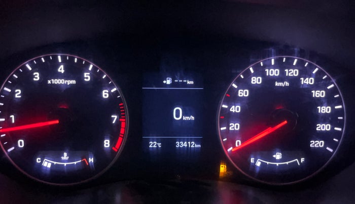 2019 Hyundai Elite i20 ASTA 1.2 (O), Petrol, Manual, 33,402 km, Odometer Image