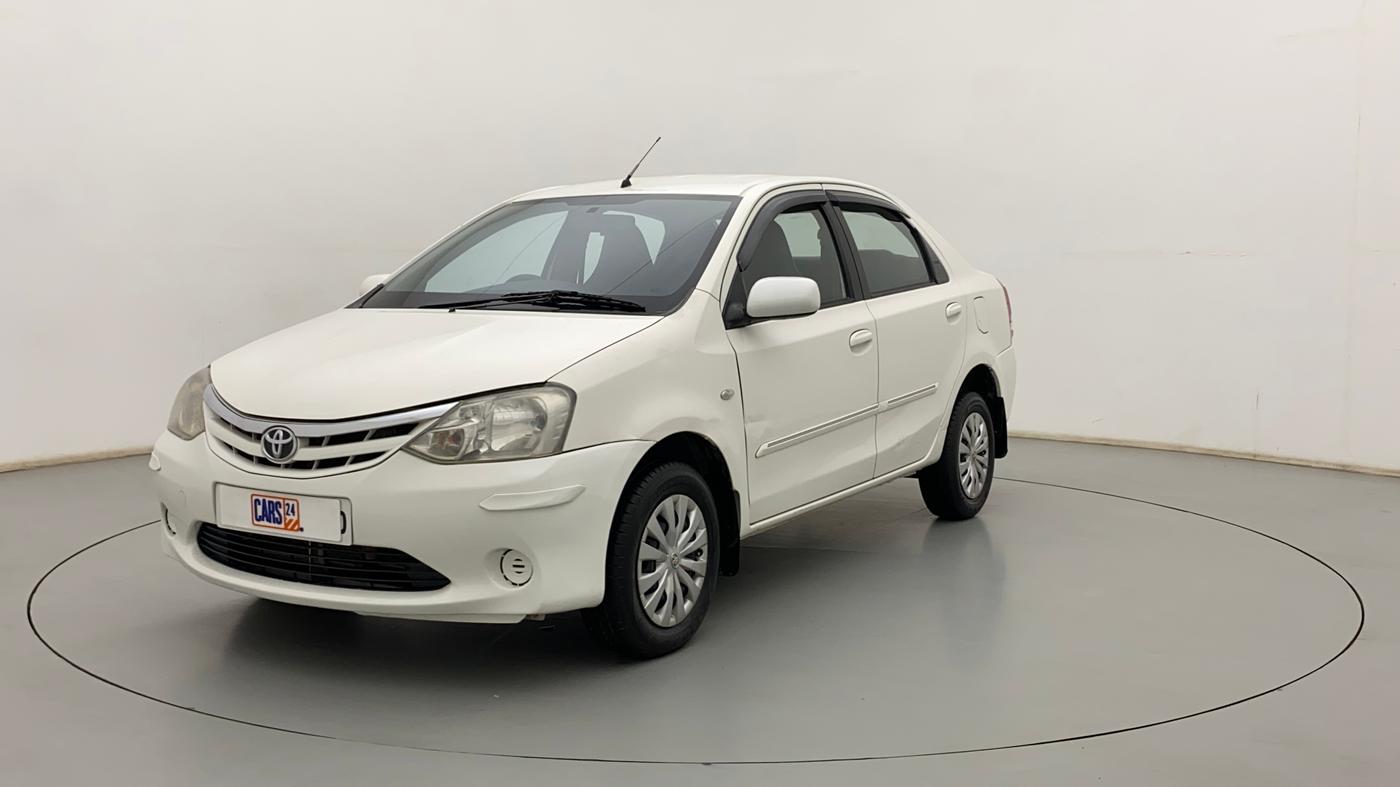 2012 Toyota Etios GD, Diesel, Manual, 82,993 km, Left Front Diagonal