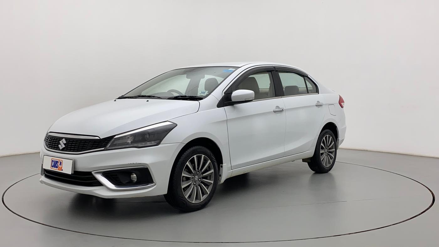 2021 Maruti Ciaz ALPHA 1.5 SHVS PETROL, Petrol, Manual, 11,521 km, Left Front Diagonal