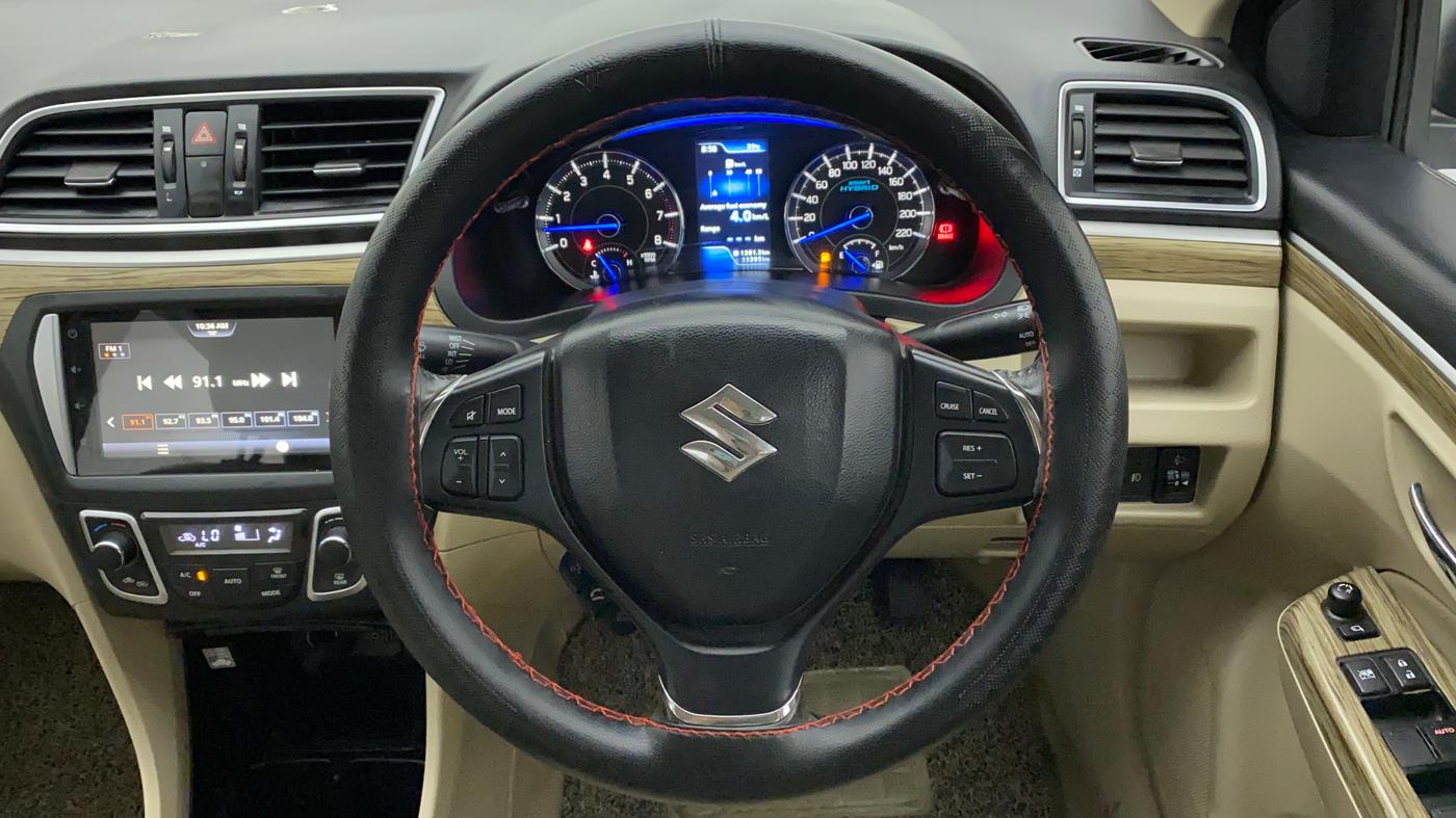 2021 Maruti Ciaz ALPHA 1.5 SHVS PETROL, Petrol, Manual, 11,521 km, Steering Wheel Close Up