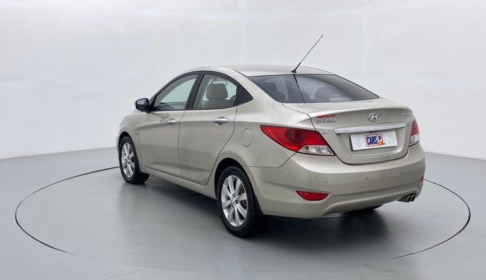 2011 Hyundai Verna FLUIDIC 1.6 SX VTVT OPT, Petrol, Manual, 78,381 km, Left Back Diagonal