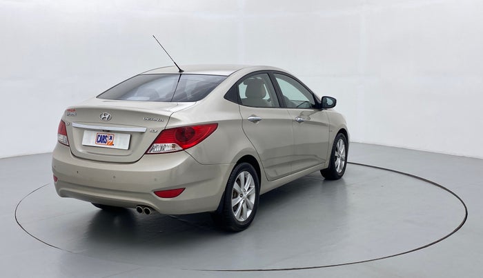 2011 Hyundai Verna FLUIDIC 1.6 SX VTVT OPT, Petrol, Manual, 78,381 km, Right Back Diagonal