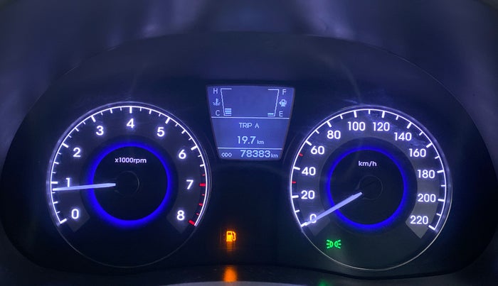 2011 Hyundai Verna FLUIDIC 1.6 SX VTVT OPT, Petrol, Manual, 78,381 km, Odometer Image