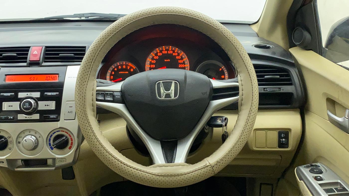 2010 Honda City V MT PETROL, Petrol, Manual, 50,652 km, Steering Wheel Close Up