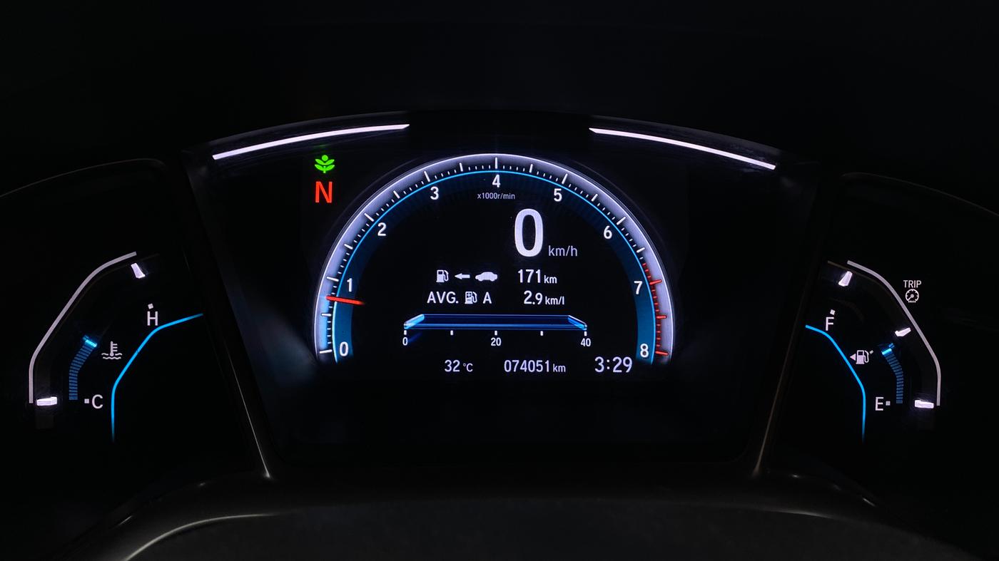 2019 Honda Civic 1.8L I-VTEC ZX CVT, Petrol, Automatic, 74,047 km, Odometer Image
