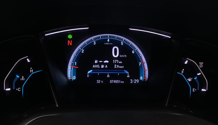 2019 Honda Civic 1.8L I-VTEC ZX CVT, Petrol, Automatic, 74,047 km, Odometer Image