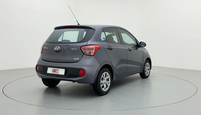 2017 Hyundai Grand i10 SPORTZ 1.2 KAPPA VTVT, Petrol, Manual, 78,124 km, Right Back Diagonal