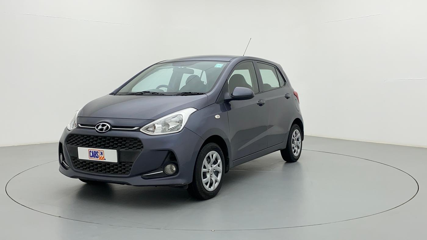 2017 Hyundai Grand i10 SPORTZ 1.2 KAPPA VTVT, Petrol, Manual, 78,124 km, Left Front Diagonal