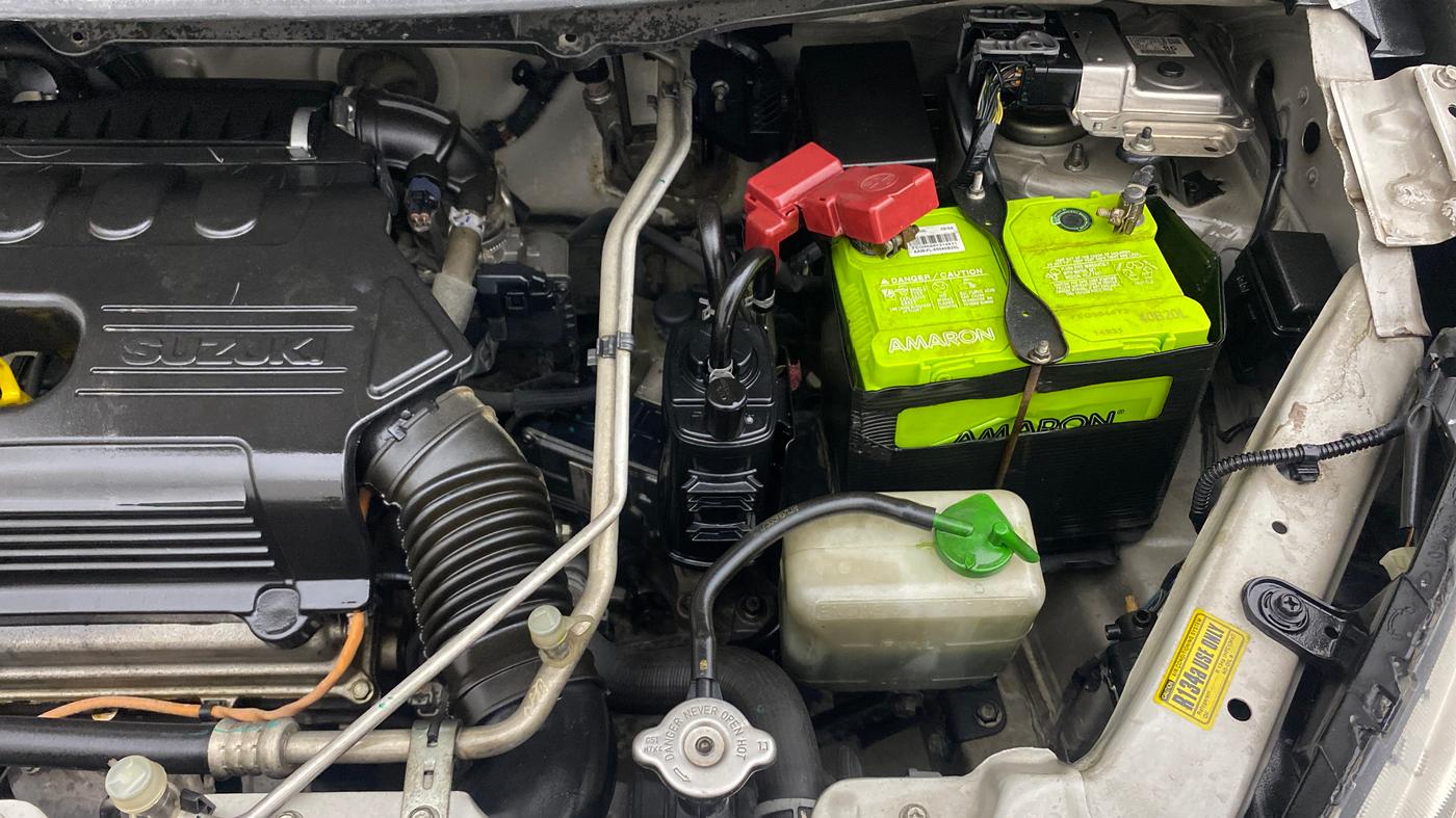 2018 Maruti Wagon R 1.0 VXI AMT, Petrol, Automatic, 71,613 km, Engine View - Left
