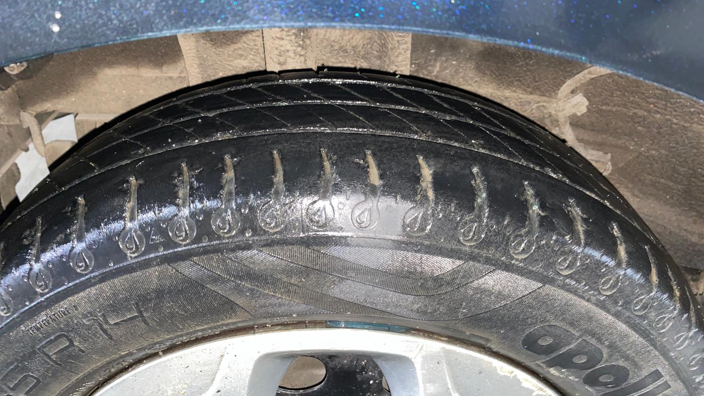 2021 Tata Tiago XT (O) PETROL, Petrol, Manual, 41,843 km, Right Rear Tyre Tread