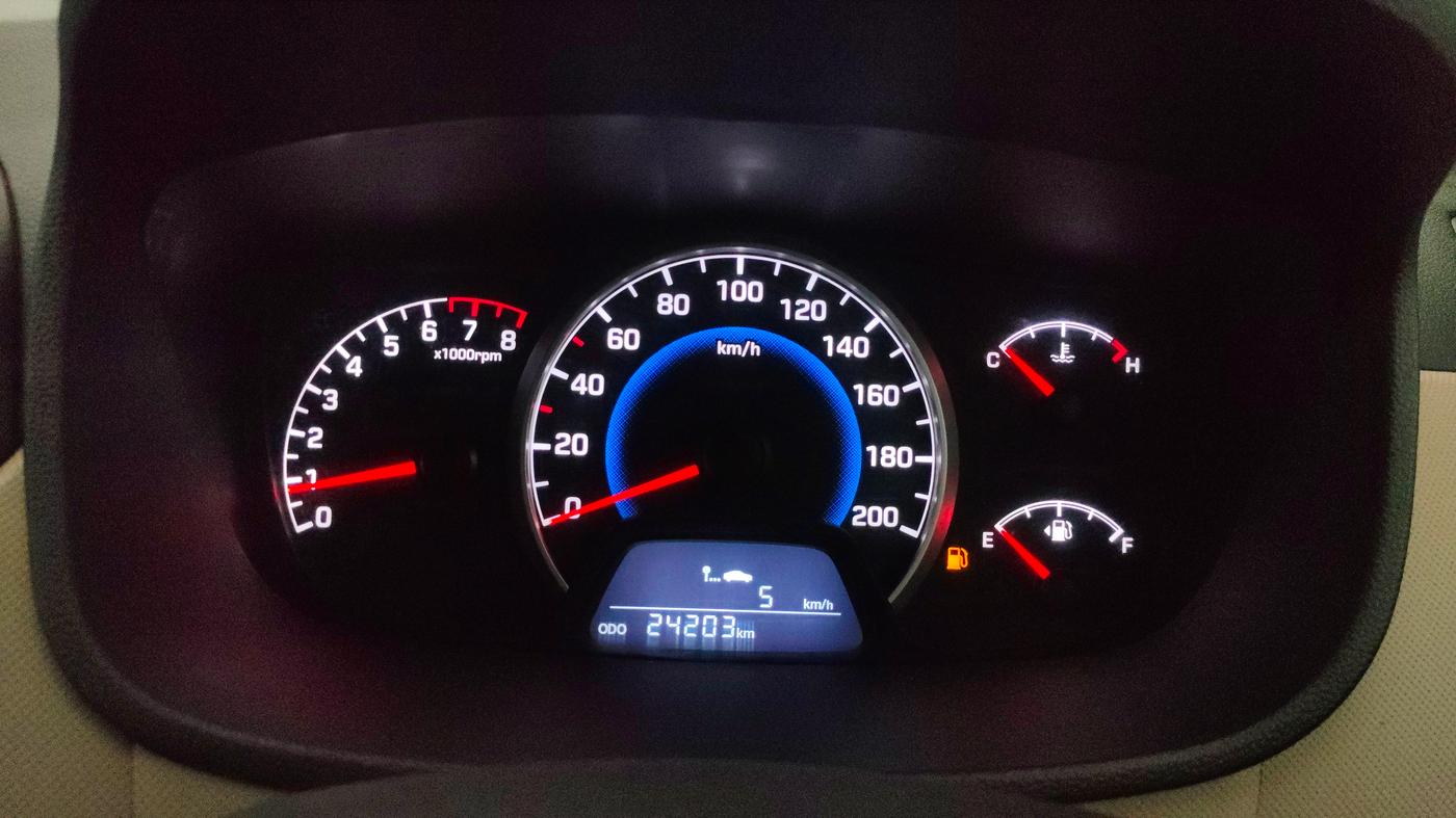 2017 Hyundai Grand i10 SPORTZ (O) 1.2 KAPPA VTVT, Petrol, Manual, 24,204 km, Odometer Image