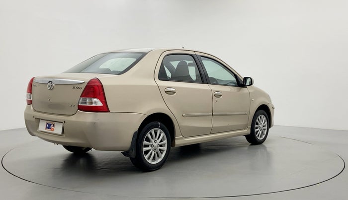 2011 Toyota Etios VX, Petrol, Manual, 50,588 km, Right Back Diagonal