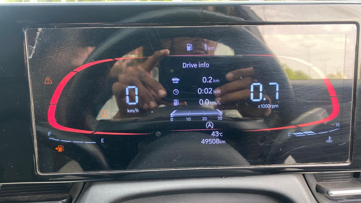 2023 Hyundai Verna SX 1.5 l MPI, Petrol, Manual, 49,512 km, Odometer Image