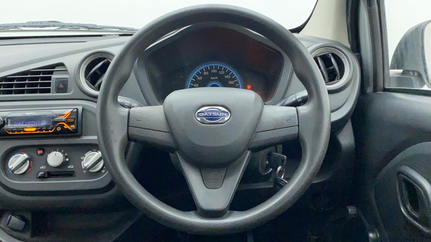 2018 Datsun Redi Go A, Petrol, Manual, 60,108 km, Steering Wheel Close Up
