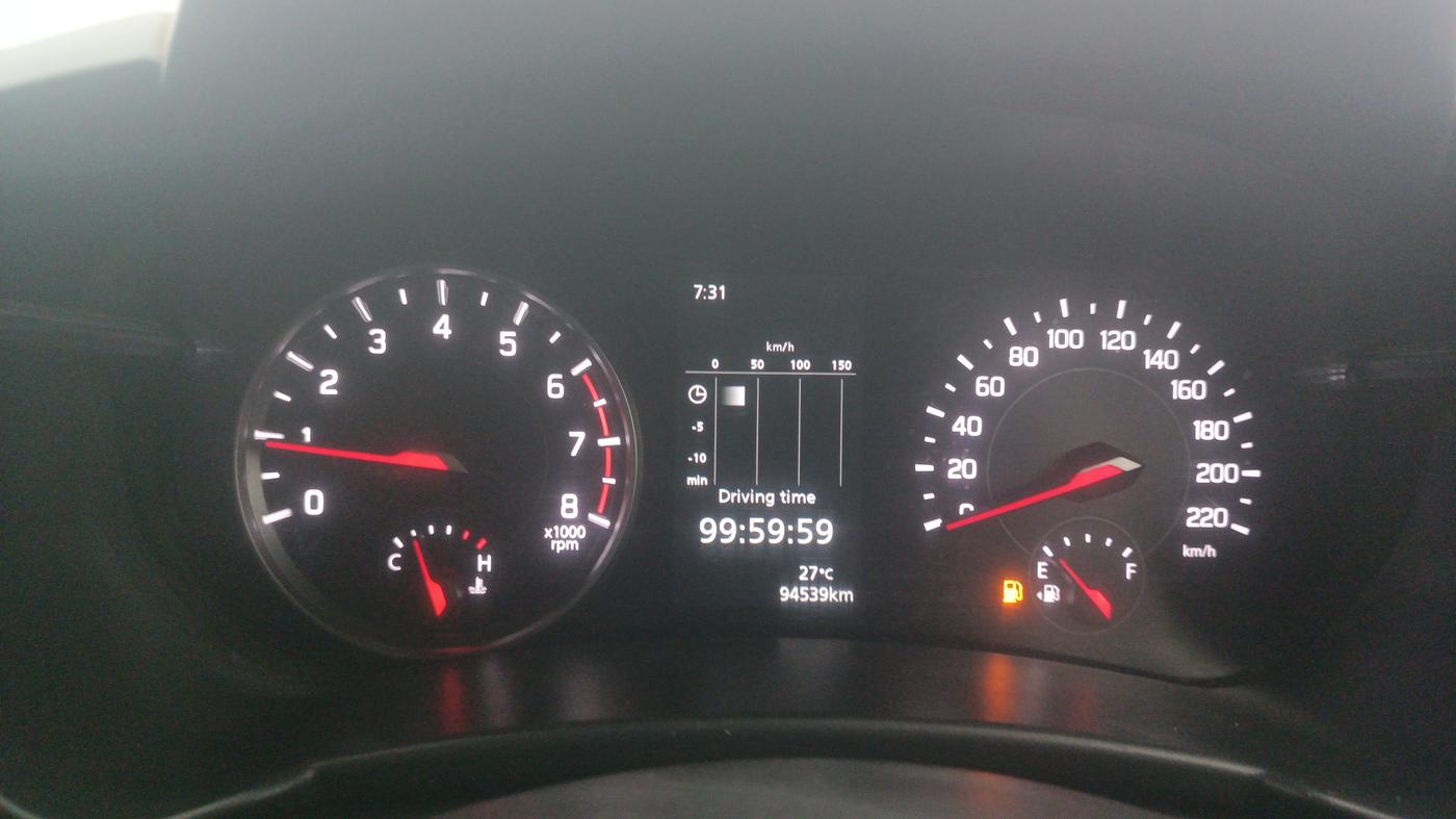 2024 Maruti Swift ZXi Plus, Petrol, Manual, 94,539 km, Odometer Image