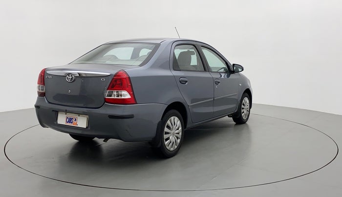 2014 Toyota Etios G, Petrol, Manual, 71,717 km, Right Back Diagonal