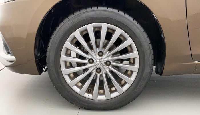 2017 Maruti Ciaz ZDI+ SHVS, Diesel, Manual, 89,086 km, Left Front Wheel