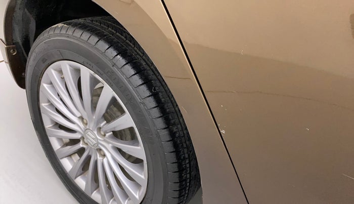 2017 Maruti Ciaz ZDI+ SHVS, Diesel, Manual, 89,086 km, Right quarter panel - Slightly dented