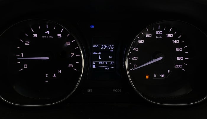 2018 Tata Tiago XZ PETROL, Petrol, Manual, 39,422 km, Odometer Image