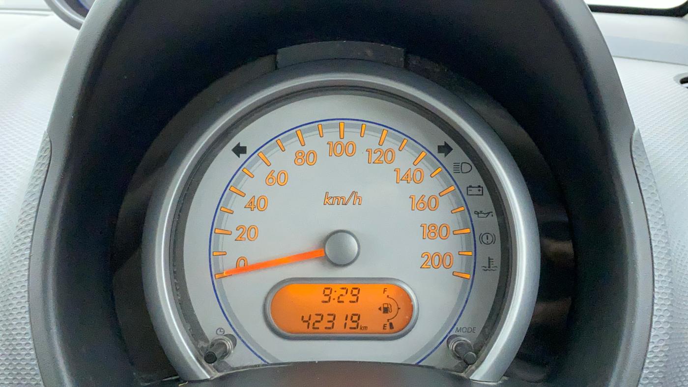 2012 Maruti Ritz VXI, CNG, Manual, 42,582 km, Odometer Image