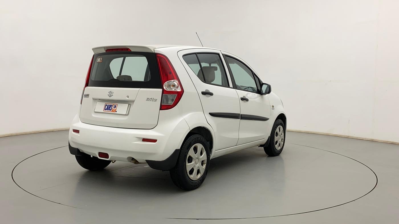 2012 Maruti Ritz VXI, CNG, Manual, 42,582 km, Right Back Diagonal