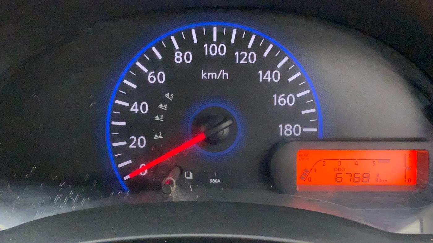2015 Datsun Go Plus T, Petrol, Manual, 67,681 km, Odometer Image