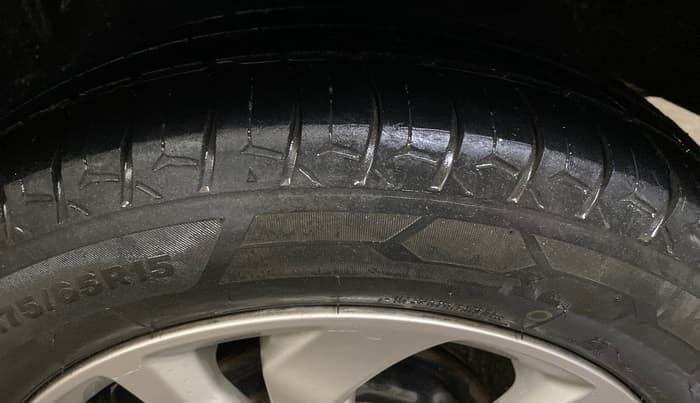 2018 Honda Amaze 1.2L I-VTEC V CVT, Petrol, Automatic, 60,525 km, Left Rear Tyre Tread