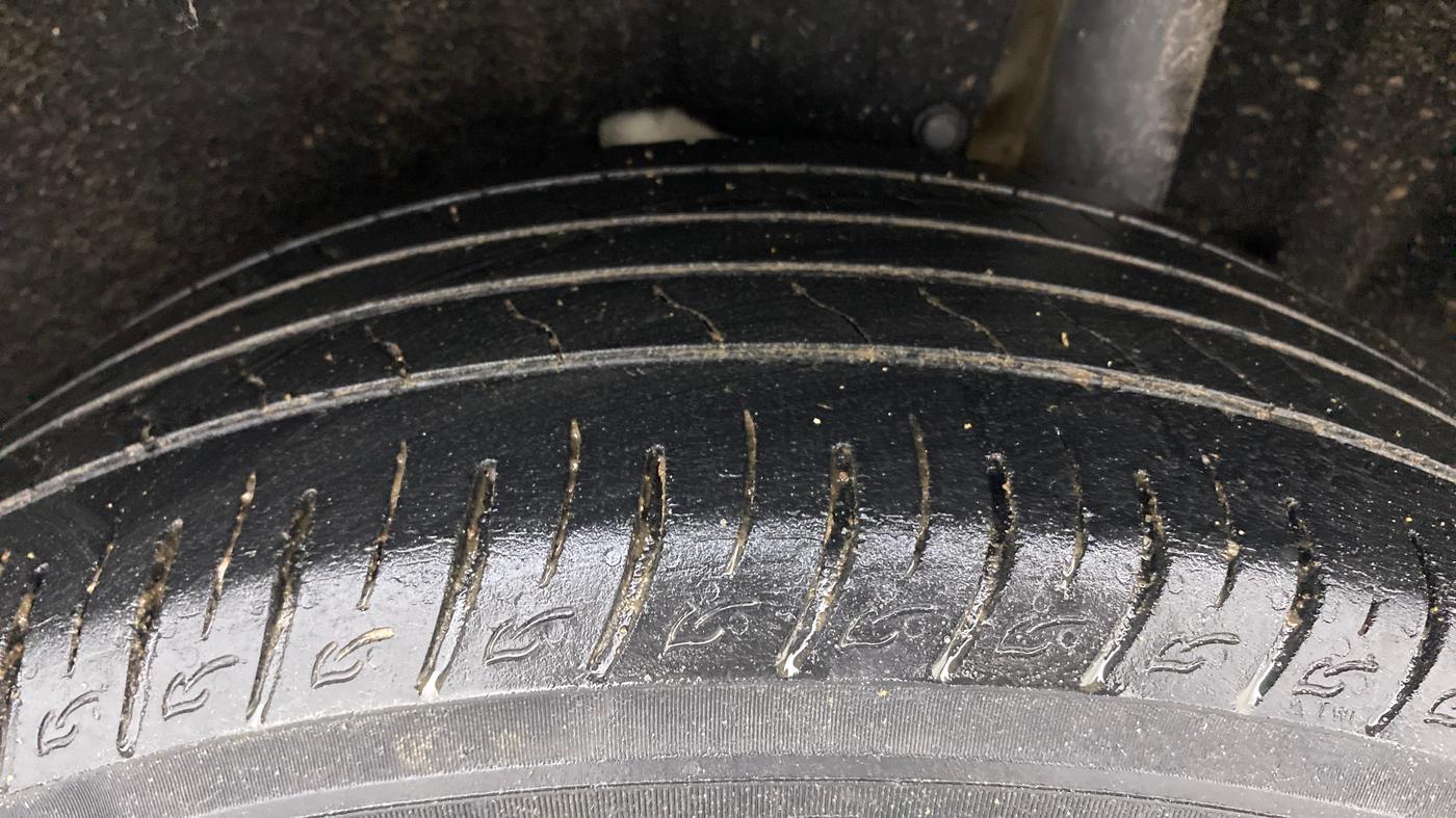 2020 Maruti Vitara Brezza ZXI PLUS, Petrol, Manual, 64,266 km, Left Rear Tyre Tread