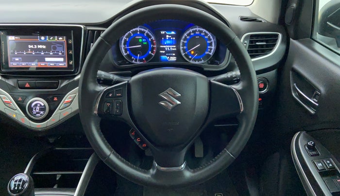 2017 Maruti Baleno ALPHA 1.2 K12, Petrol, Manual, 31,950 km, Steering Wheel Close-up