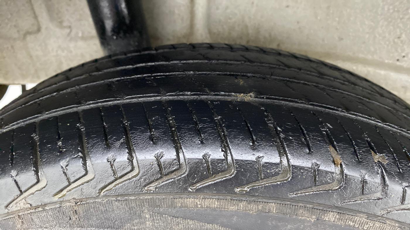 2021 Maruti New Wagon-R LXI CNG 1.0, CNG, Manual, 71,418 km, Right Rear Tyre Tread