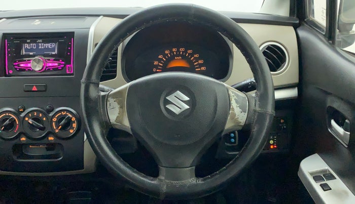 2015 Maruti Wagon R 1.0 LXI CNG, CNG, Manual, 79,978 km, Steering Wheel Close Up