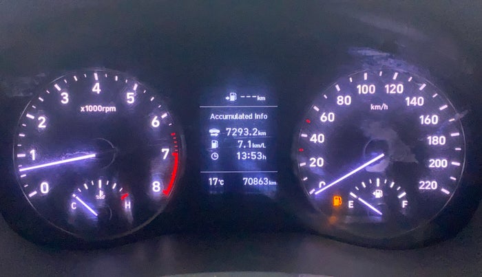 2018 Hyundai Verna 1.6 VTVT SX O, Petrol, Manual, 70,816 km, Odometer Image