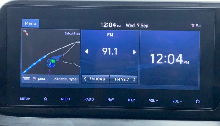 2021 Hyundai NEW I20 ASTA 1.0 GDI TURBO DCT, Petrol, Automatic, 5,230 km, Infotainment System