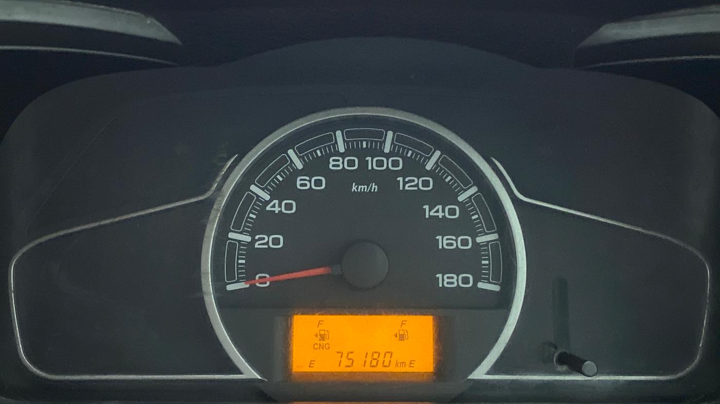 2019 Maruti Alto LXI CNG, CNG, Manual, 75,289 km, Odometer Image